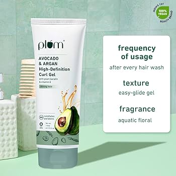 PLUM Avocado & Argan High-Defination Curl Gel